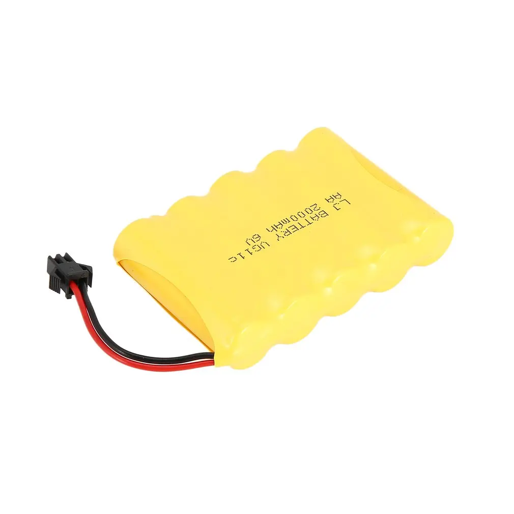 

6V 2000mAh Rechargeable Battery for RC 1/16 Climbing Crawler Car WPL B-1/B-24/C-14/C-24/B-16 Truck Model Spare Parts RC Battery