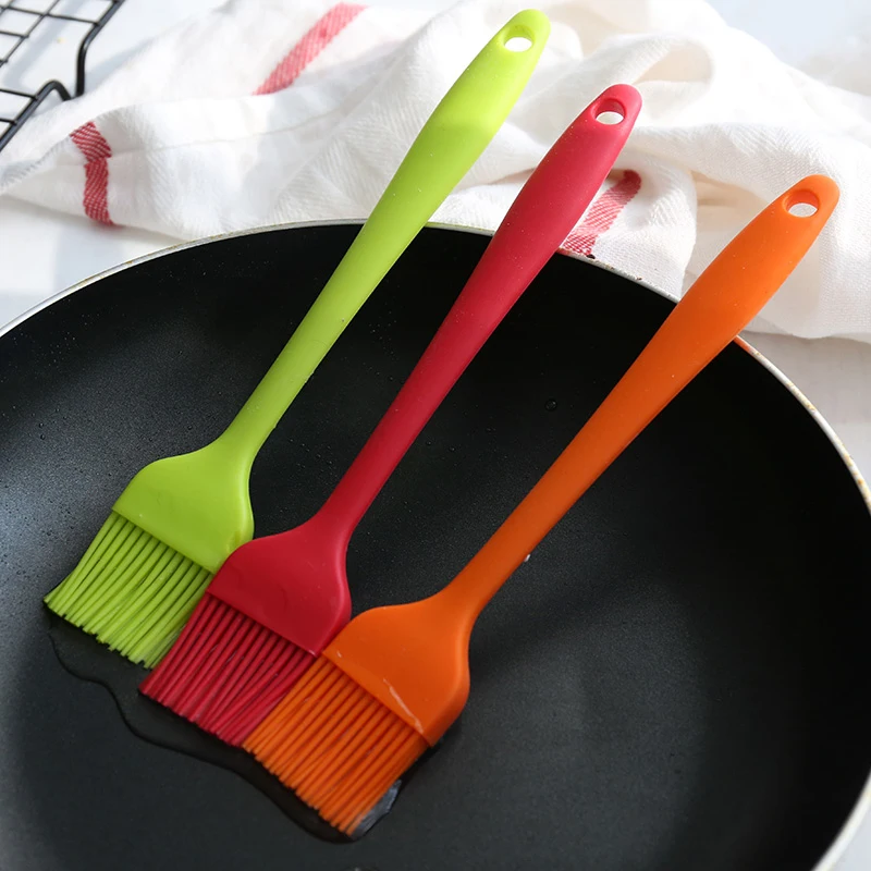 

1Pc 8 Inch Silicone Pastry Brush Multifunctional Oil Butter Basting Brushes Silicone Baking Tools Kitchen Grill BBQ Accessories