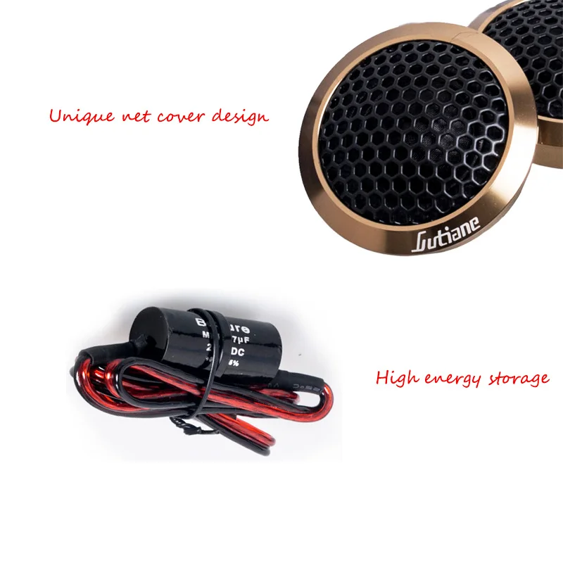 I Key Buy Top-Quality 180W 2PCS Professional Car Audio Speakers Tweeter 35Hz~20kHz