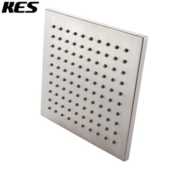 

KES J213 ALL METAL 8-Inch Shower Head Fixed Mount Rainfall Style Stainless Steel Square, Chrome/Brushed Nickel/Oil Rubbed Bronze