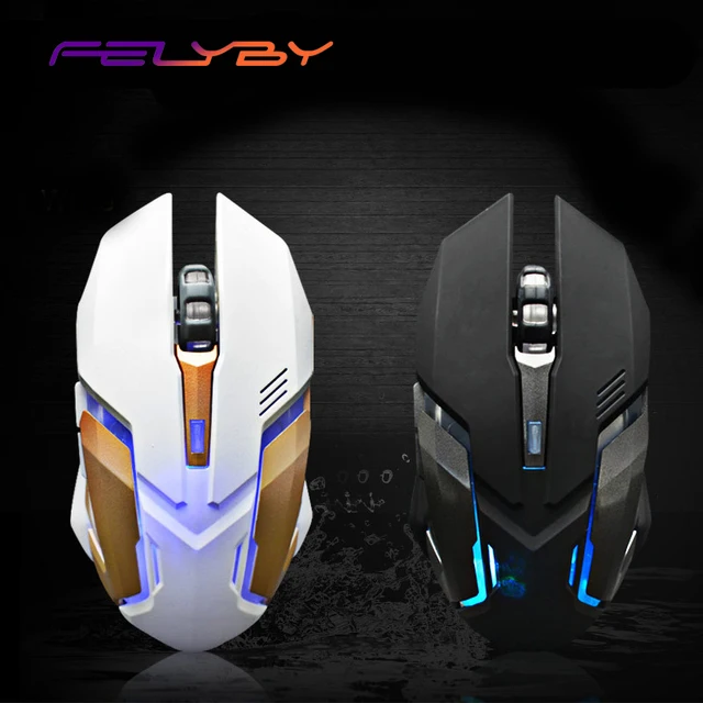 Special Price FELYBY Wireless Mouse Computer Game Mouse Rechargeable Quiet Light Computer Accessories Charging Mouse