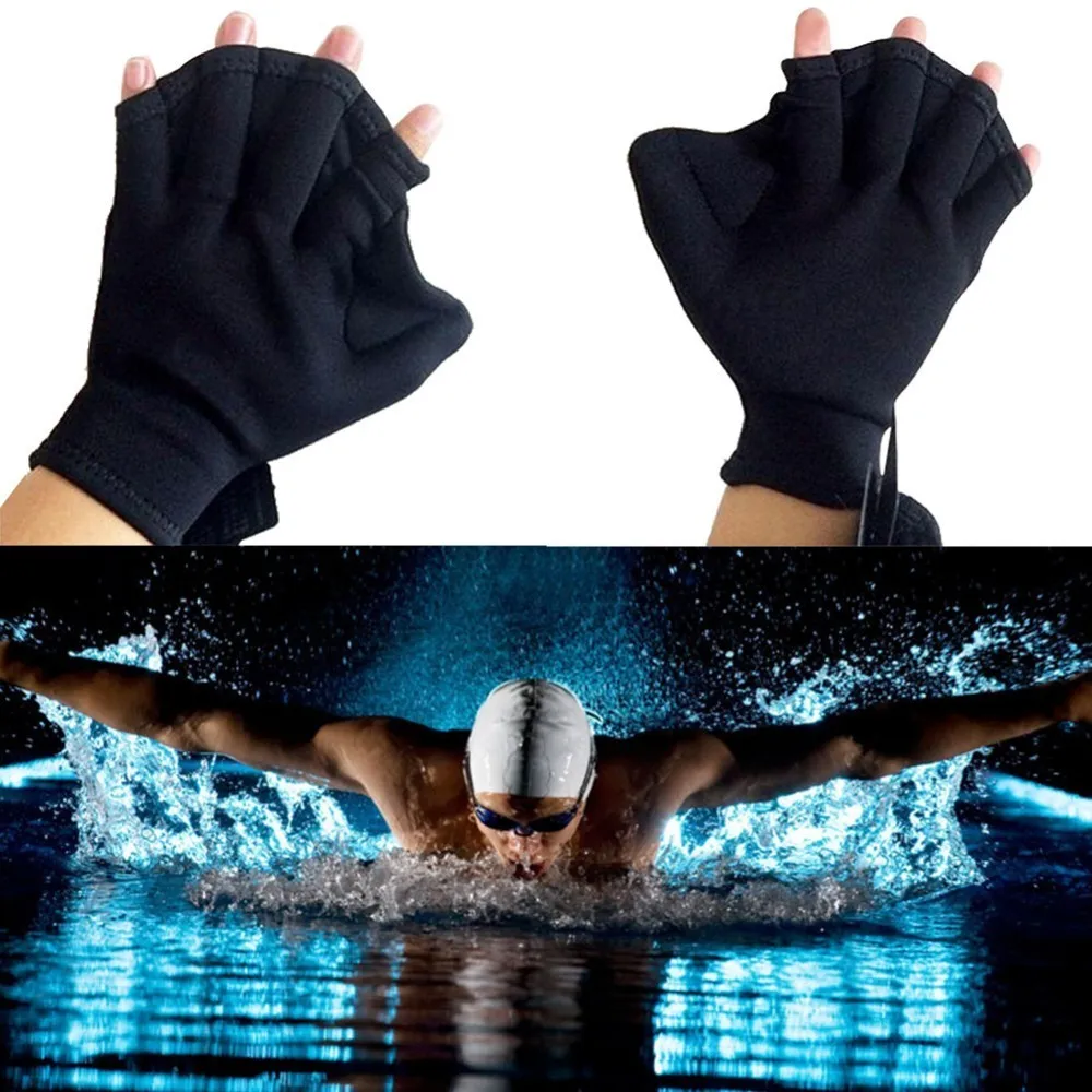 1 pair Nylon Swimming Fins For Hands Sailor bed Palm Scuba Diving