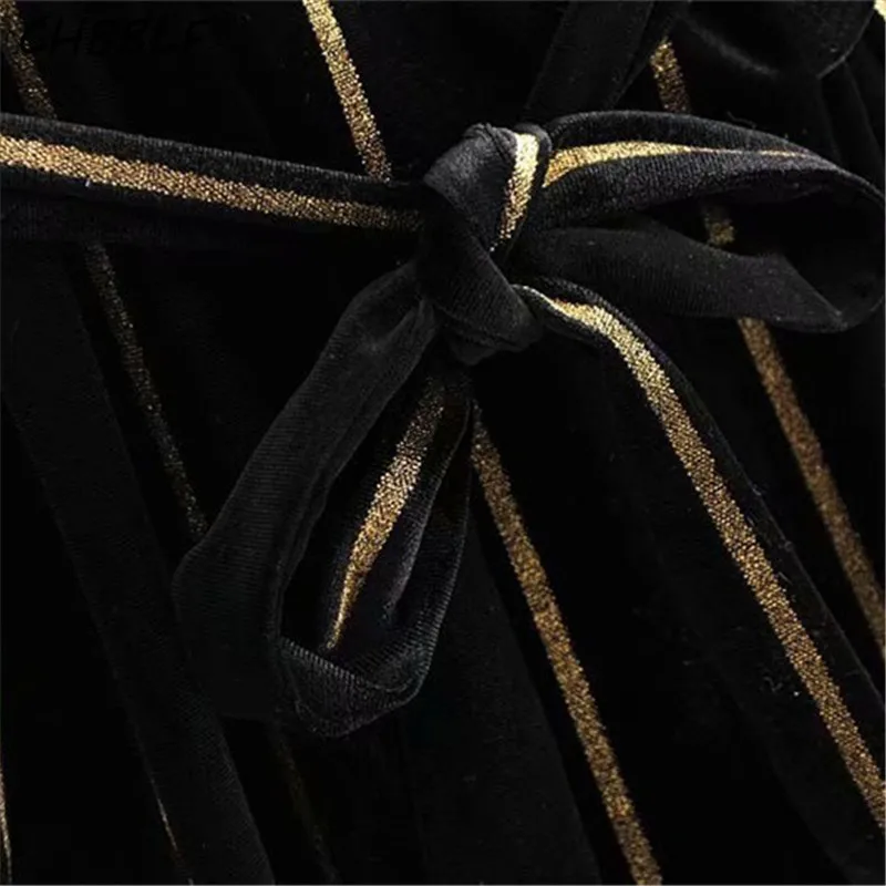 CHBBLF Женские полосатые Блейзер галстук-бабочка пояса верхняя одежда с длинным рукавом Женские повседневные пальто Топы DFJ6573
