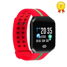 Новые Смарт Группа Браслет IP67 Водонепроницаемая конструкция сердечный ритм крови контроля давления большой экран bluetooth 4,0 будильник