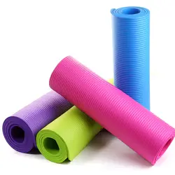 Профессиональный 10 мм толщиной EVA комфорт пены коврик для йоги для занятий йогой и пилатес 2018