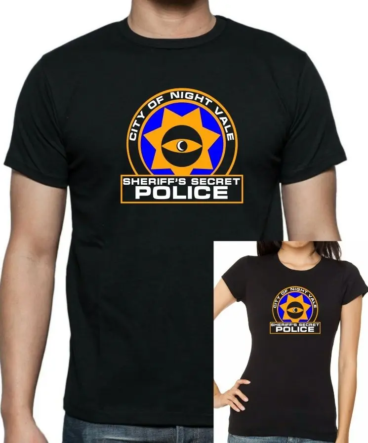 

NIGHT VALE : SECRET POLICE T-shirt ..up to 5XL. Cool Casual pride t shirt men Unisex New Fashion tshirt Loose Size top ajax