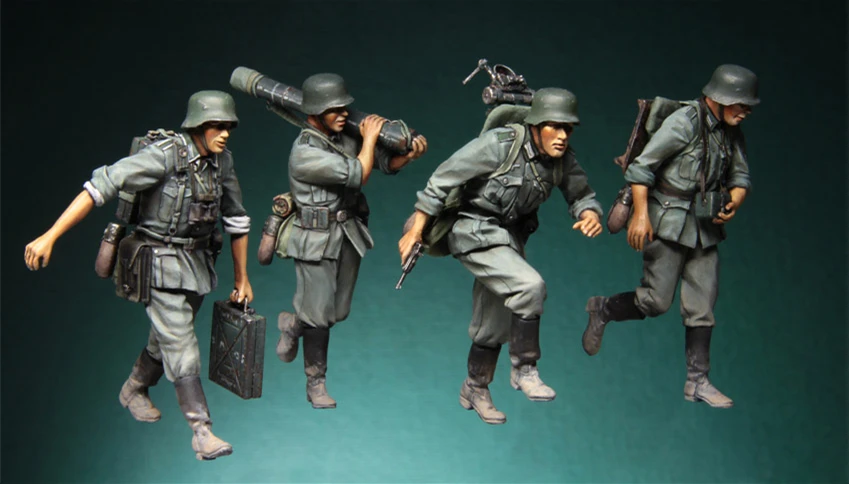 1/35 модельная фигурка из смолы немецкая 8 см.|Наборы для сборки моделей| |