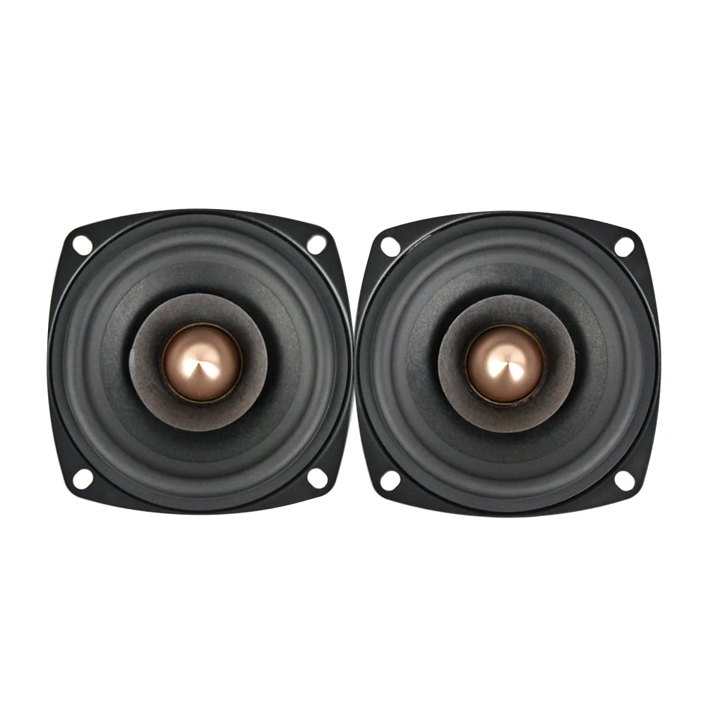 AIYIMA 2 PC 3 pulgadas altavoz de Audio 4Ohm 8Ohm 15 W altavoz de gama completa de alta fidelidad agudos Mediant Bass altavoz DIY - 2