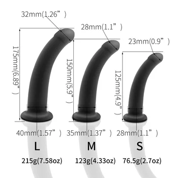Suction Cup Dildo 3 Size Small Middle Big Black Dildo, Soft Penis For Women Man Anal Dildos, Gay Butt Gode Ventouse Consladores. 2