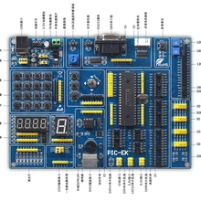 PIC MCU обучающая макетная плата PIC-EK с PIC18F4520