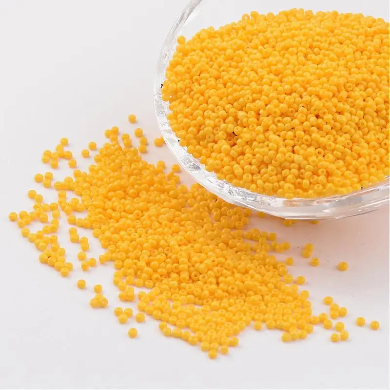 Jewelry Beads Opaque Colours Baking Varnish 11/0 Glass Seed Spacer