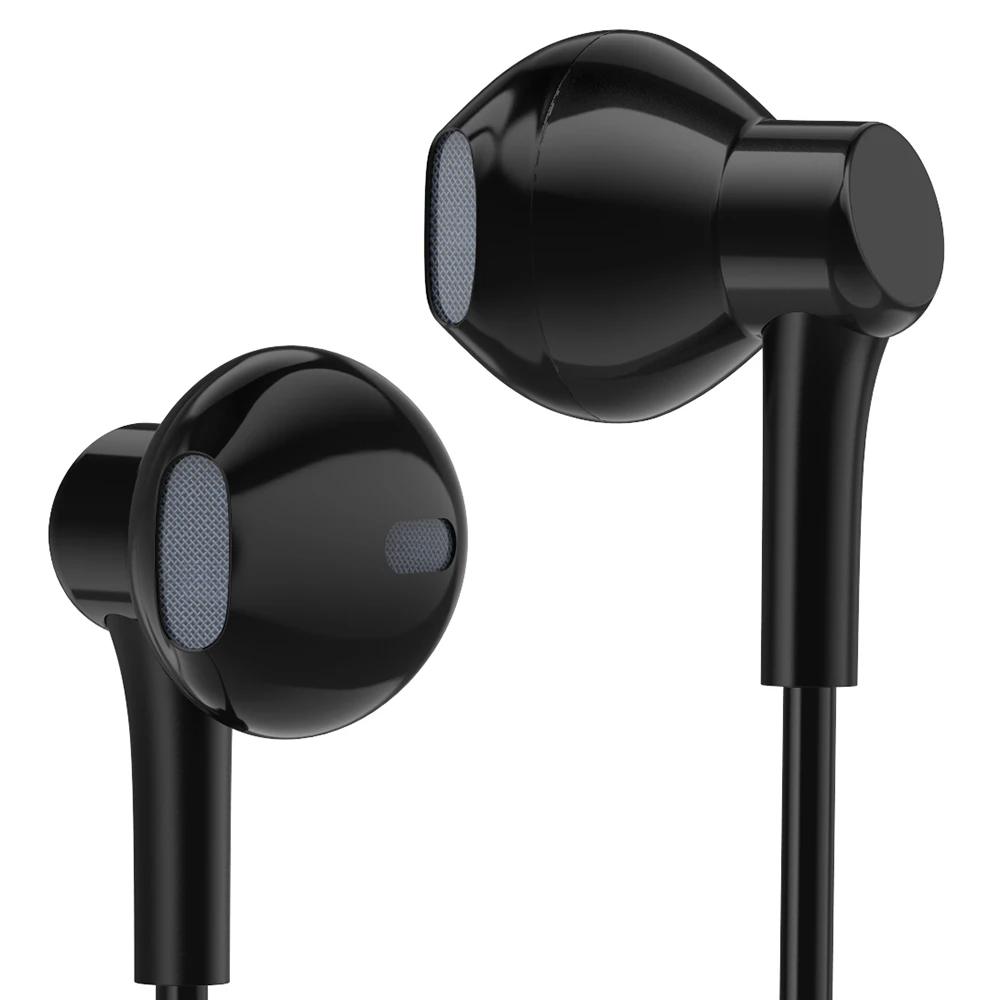 

Noise Canceling Earphone In-ear Jack Headset 3.5mm Earbuds With Microphone for a mobile phone fone de ouvido kulaklik Off white