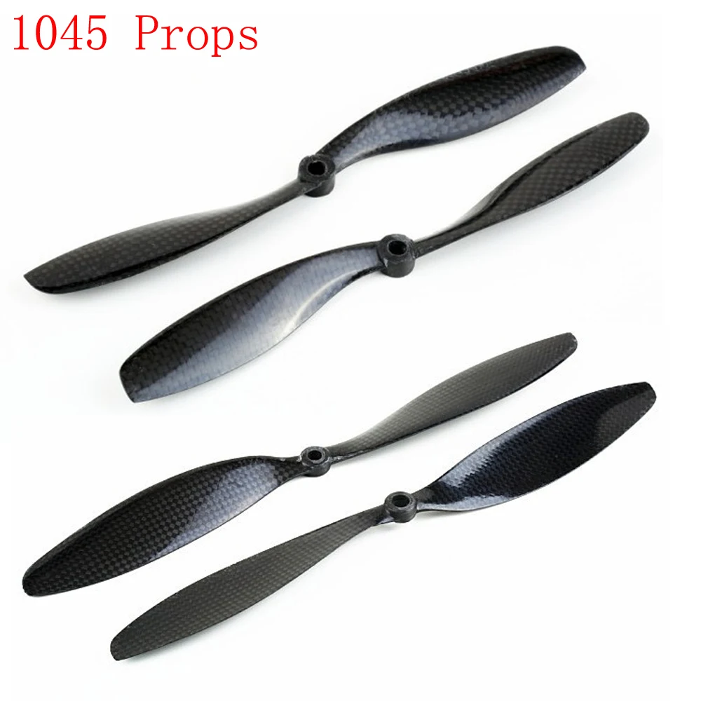 

4pcs/lot APC Carbon Fiber Propeller CF Props Blade For RC Quadcopter Hexacopter Multi Rotor UFO (8045 1045 1047 1147 for choose)