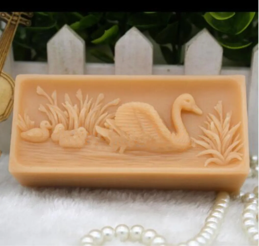 

Grainrain Swan Soap Mold Bird Silicone Soap Bar Mold DIY Craft Homemade Candle Resin Mold