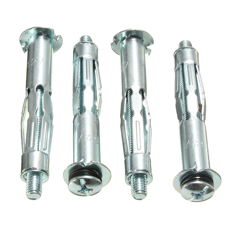 

M6 x 65mm Heavy Metal Plate Board Cavity Wall Fixing Anchors Plugs