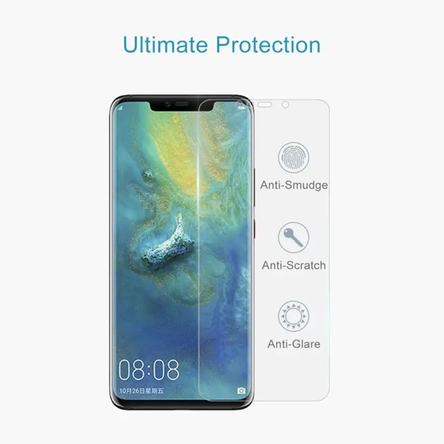 1 шт. не полная защита для Huawei P30 P20 Mate20 pro экрана Honor V20 8X10 Lite Защитная пленка стекла |