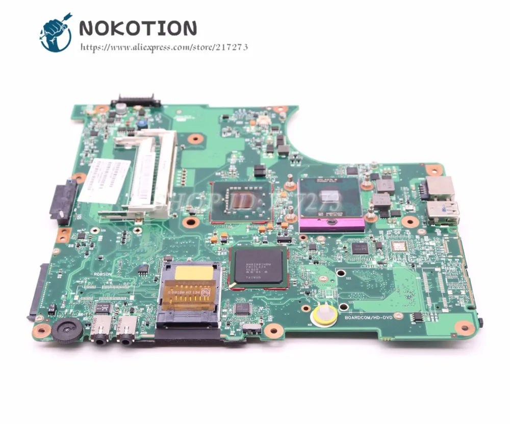 NOKOTION V000138100 основная плата для Toshiba Satellite L300 L305 Материнская плата ноутбука DDR2 Процессор протестированы