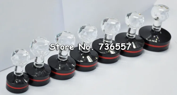 Atacado Alta Qualidade Fotossensível Oval Circular Shell Selo Elipse Carimbo Flash Materiais 42mm d = 45 mm - 40 36 10 Pcs 16 Cheap Acessórios e crachás