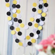 5 шт. желтый, черный, белый гирлянда, свадебный душ декор Детская комната, висит декор