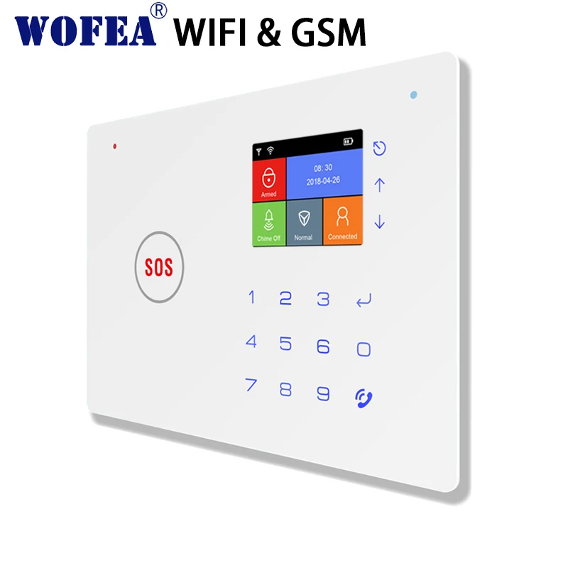Система сигнализации для умного дома Wi Fi gsm 2 4G Android/IOS сенсорная клавиатура