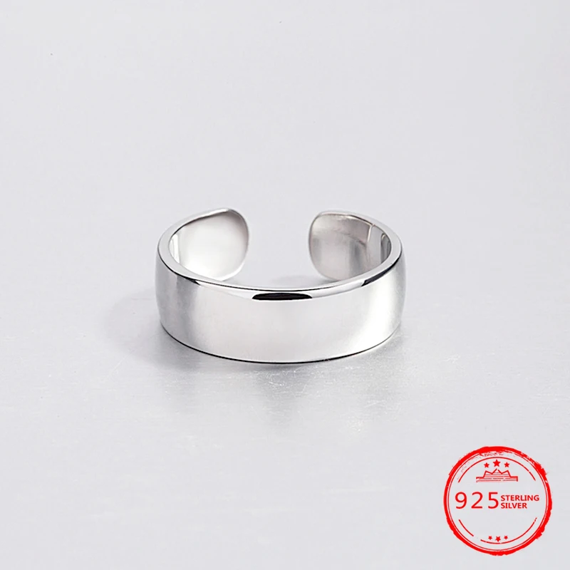 

Women's Fashion 2019 Personalized Simple Wide Open Ring In 925 Sterling Silver
