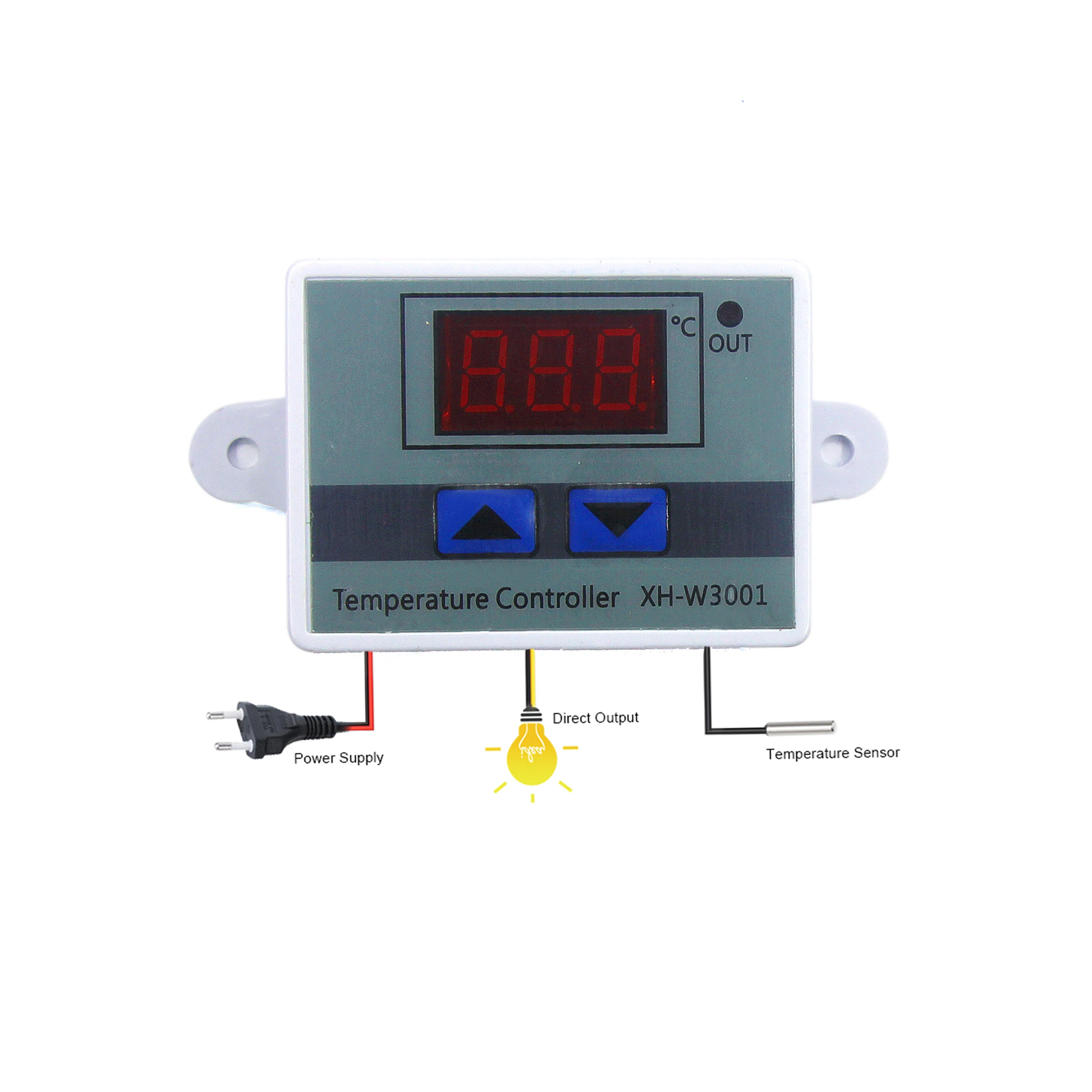 XH-W3001 10A Digital Temperature Controller Quality Thermal Regulator