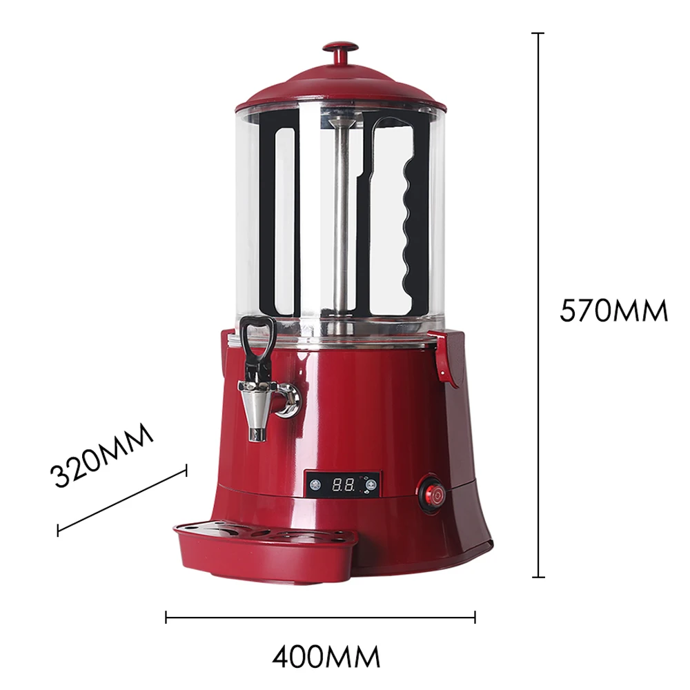Hot Chocolate Machine 10L Chocofairy Dispenser Chocolate  Mixer  Machine 110V-220V Commercial Chocolate & Milk Machine