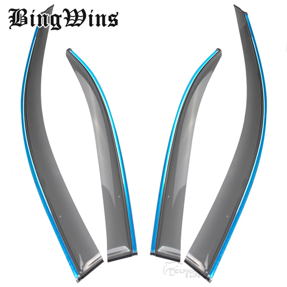 Car styling Window Visors For Chevrolet Malibu 2011 2012 2013 2014 Sun Rain Shield Stickers Covers Car Styling Awnings Shel car-window-covers-for-sun