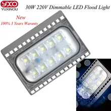 Ультратонкий Led прожектор 30 Вт Черный AC 220 В водонепроницаемый IP65 Прожектор Прожектор Открытый Сад Стены