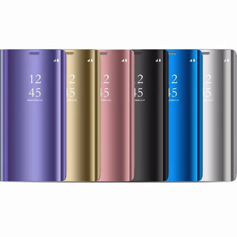чехол на айфон 5s книжка Чехол iphone 5 SE покрытие зеркало Флип Бумажник для 6 6S 7 8