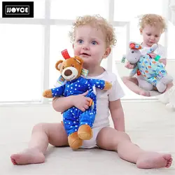 Бесплатная доставка JJOVCE Новорожденные плюшевые животные детские плюшевые игрушки для детей спящие игрушки подарок на день рождения