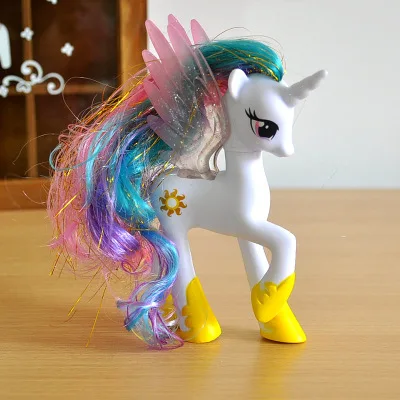 14cm-Collection-Model-Toy-Children-Gift-Anime-model-Funko-POP-Lovely-Rainbow-Horse-Princess-Luna-PVC (5)
