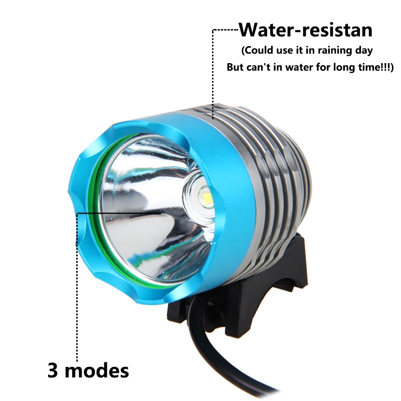 1000 Lumens XM-L T6 LED Bicycle Headlight Waterpoof Bike Light Lamp Cycling Bike Bicycle Front Light & o-ring 3 Colors 1000 Lumens XM-L T6 LED Bicycle Headlight Waterpoof Bike Light Lamp Cycling Bike Bicycle Front Light & o-ring 3 Colors