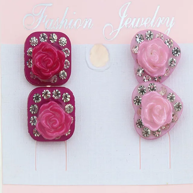 Aliexpress Earrings Fashion Por Earrings Fashion Por Children S Beauty Two Pairs Of Free Shipping