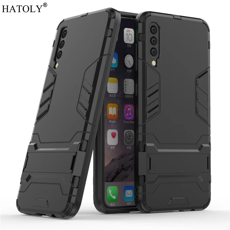 

For Samsung Galaxy A50 Case Rubber Robot Armor Hard PC Back Phone Cover for Samsung Galaxy A50 Case for Samsung Galaxy A50 A505F