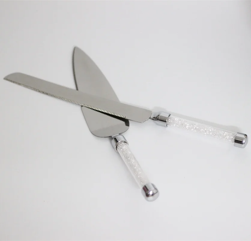 

zinc alloy cake knife and shovel serving set