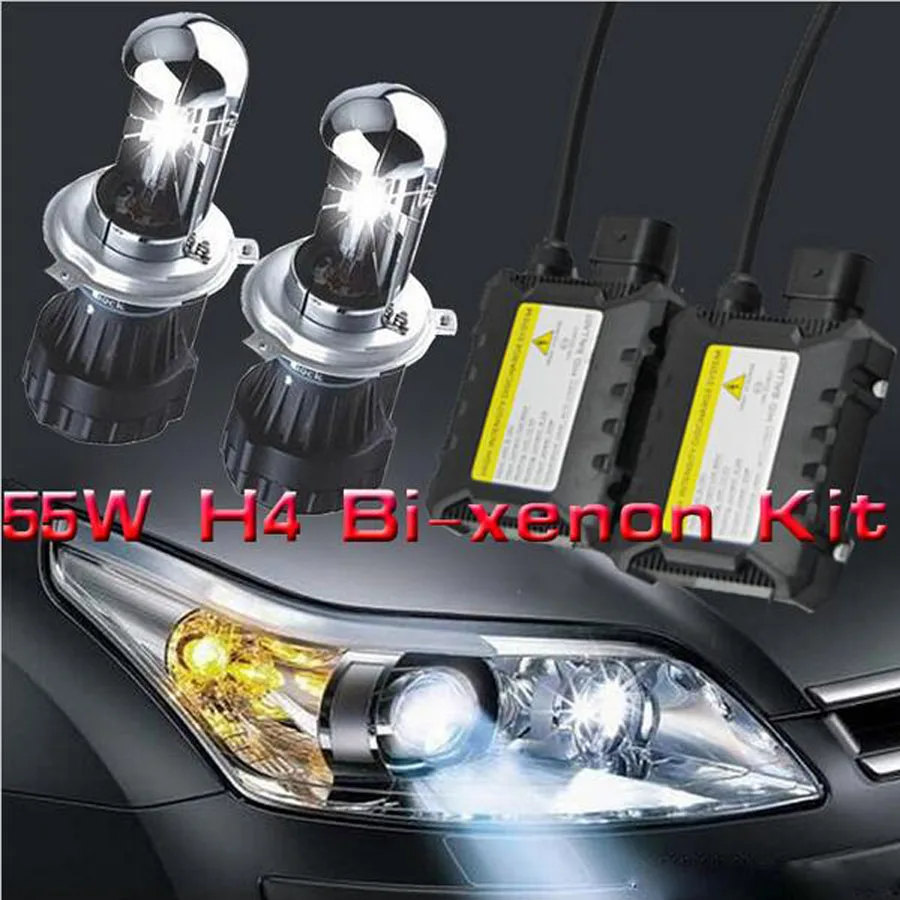 H4-3 H4 55w Автомобильный Биксенон hid комплект h4 Высокий Низкий H13 9004 9007 Hi Lo hid комплект 5000k 6000k 8000k 4300k 12000k для автомобильных фар