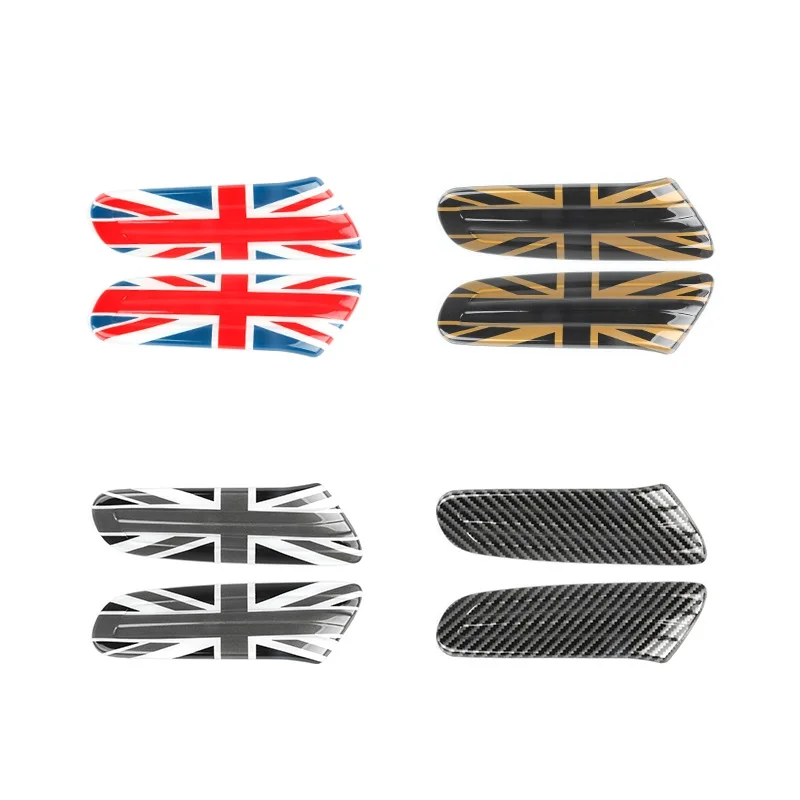 

Carbon Fiber Printed Car Side Turn Signal Lamp Sticker Fender Wing Plate Decal for Mini Cooper F55 F56 F57 Styling Accessories