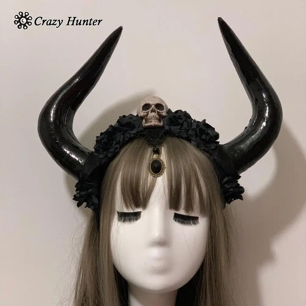 cow horn headband