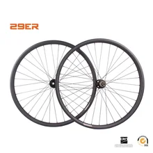 29er Mtb XC carbon mountain bicycle wheels 25x35mm 29er wheelset mtb wheels for XC version 32/32 holes, Novatec mtb hubs