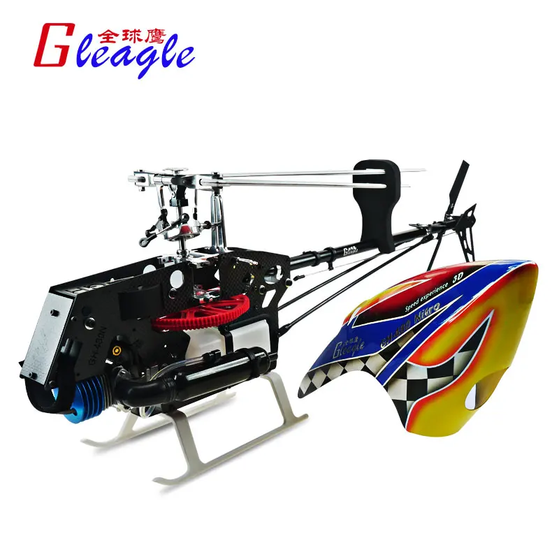 480N Fuel RC Nitro Helicopter KIT Aircraft RC Nitro Electric Helicopter 480N Frame kit Power driven