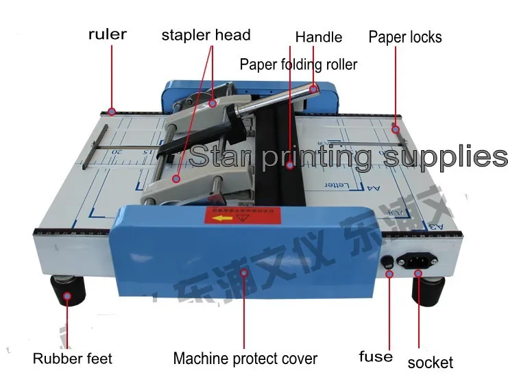 Купить 2018 новый седло степлер машина брошюровального А3 размер ...