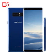 Открыл Samsung Galaxy Note 8 N950F/N9500 6 г Оперативная память 64 г Встроенная память двойной задней камерами 12MP 3300 мАч оригинальный мобильный смартфон Восьмиядерный