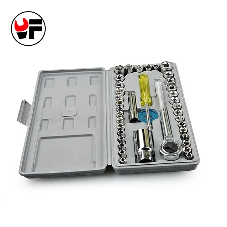 

40 in 1 multitool socket wrench for car repair tool set 1/4 3/8 sleeve ratchet wrench set with screwdriver tool kit car wrench