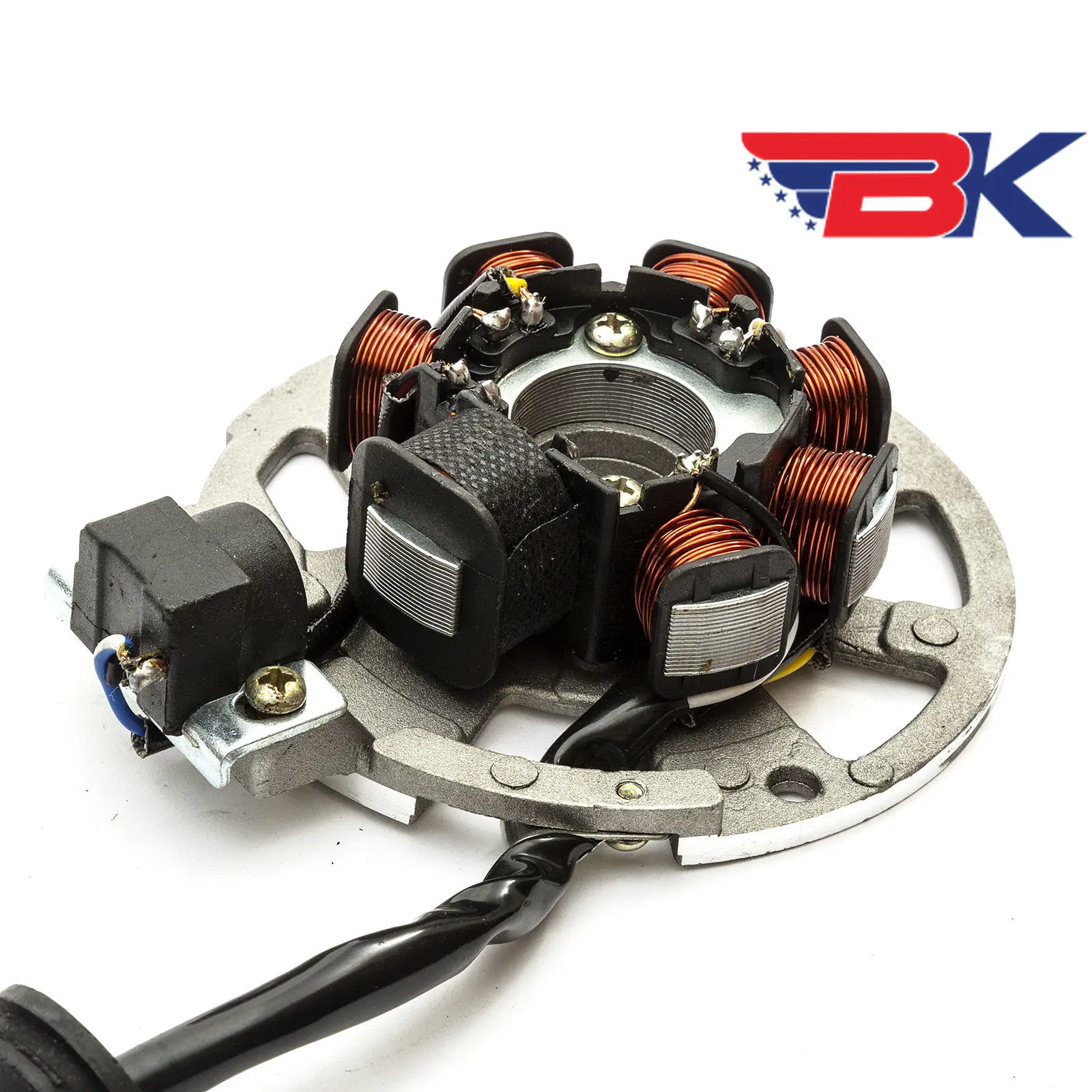 7 катушек 5 проводов магнитный статор зажигания Keeway Fact Hurricane Matrix RY8 PGO 50cc 90cc 2
