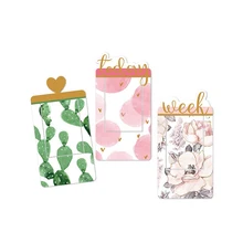 Lovedoki ПВХ пластиковые покрытые закладки для книг скрепки прозрачный крест закладки индекс закладки Органайзер дневник аксессуары канцелярские принадлежности