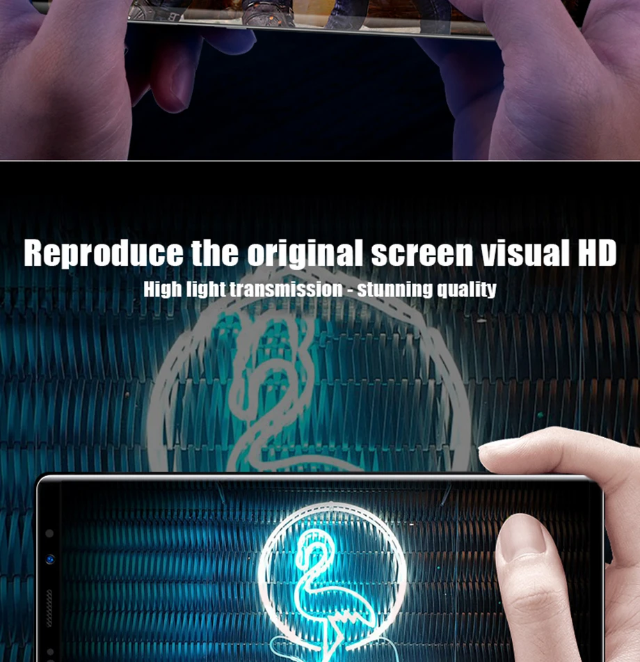 YOYIC 9D полностью изогнутое закаленное стекло для samsung Galaxy S9 S8 Plus S6 S7 Edge Защита экрана для samsung Note 8 9 стеклянная пленка