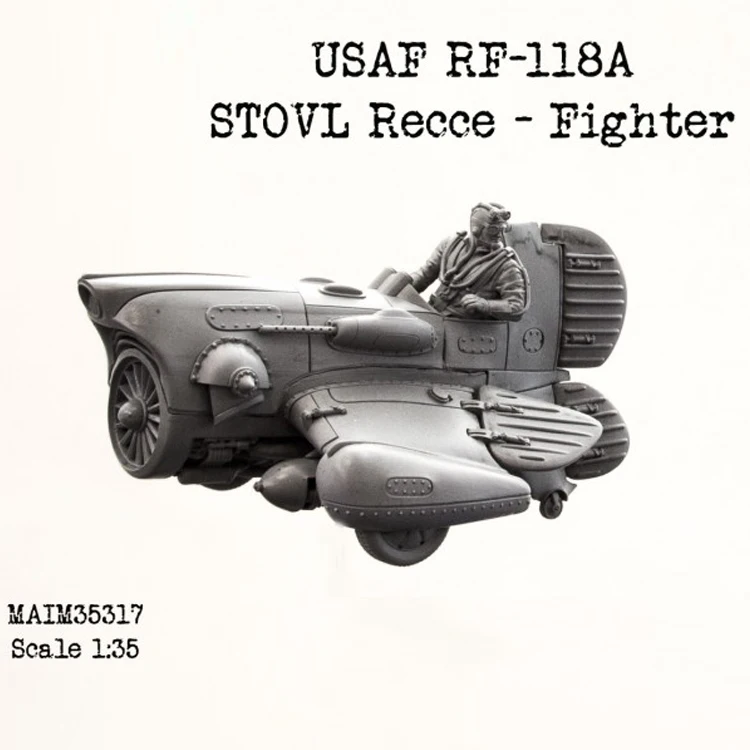 1/35 каучуковый Солдат модель Второй мировой войны air force RF-118A с белым модель