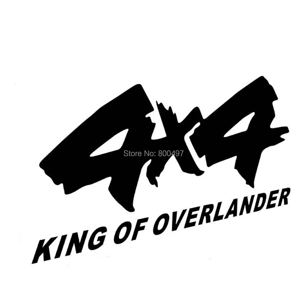 10x4x4 Автомобильная наклейка King of Overlander автомобильная Светоотражающая для 4x4 AWD Toyota