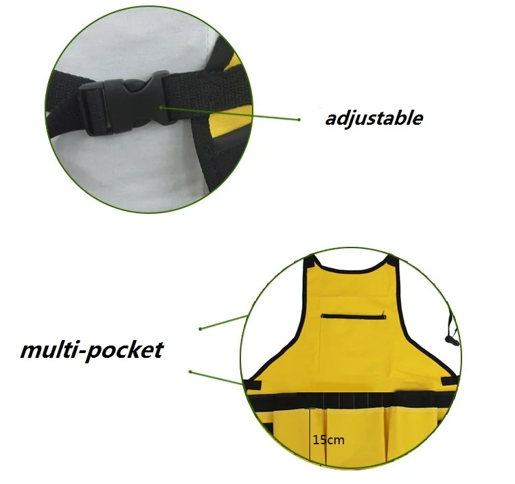 Несколько карманов садовые фартуки для женщин практичные прочные ремонтные наборы Оксфорд аппаратная сумка Рабочий Ф